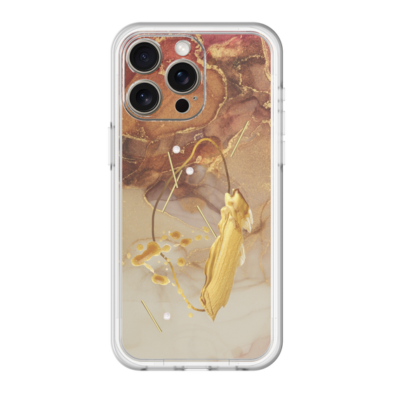スリムプロテクションプレミアムケース［ Marble Nuance Painting Brown ］