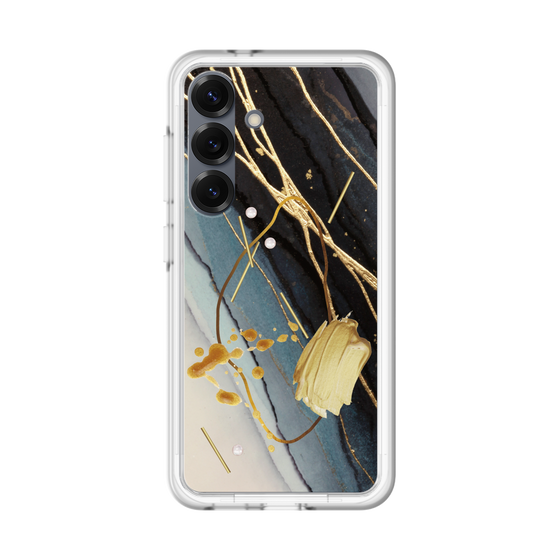スリムプロテクションプレミアムケース［ Marble Nuance Painting Black ］