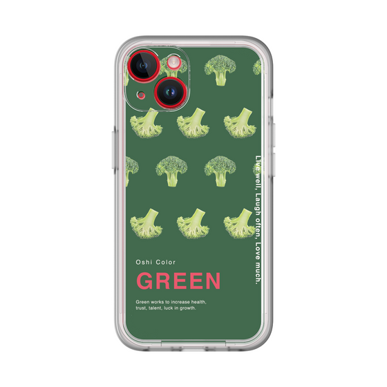 スリムプロテクションプレミアムケース［ GREEN-Broccoli ］