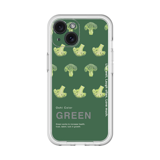 スリムプロテクションプレミアムケース［ GREEN-Broccoli ］