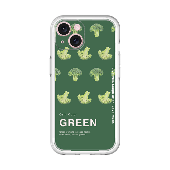 スリムプロテクションプレミアムケース［ GREEN-Broccoli ］