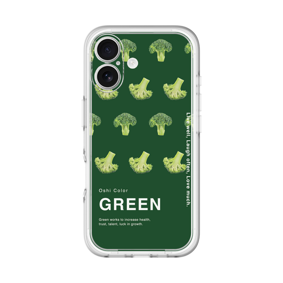 スリムプロテクションプレミアムケース［ GREEN-Broccoli ］