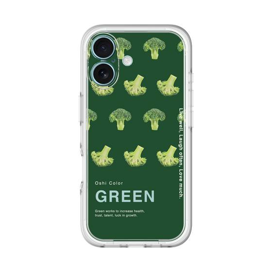 スリムプロテクションプレミアムケース［ GREEN-Broccoli ］