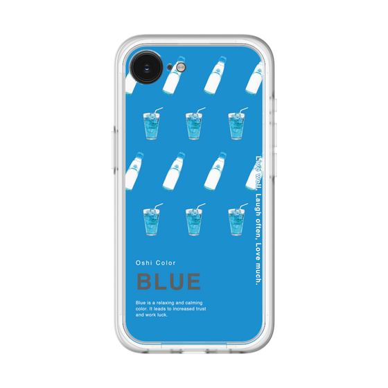 スリムプロテクションプレミアムケース［ BLUE-Ramune soda ］