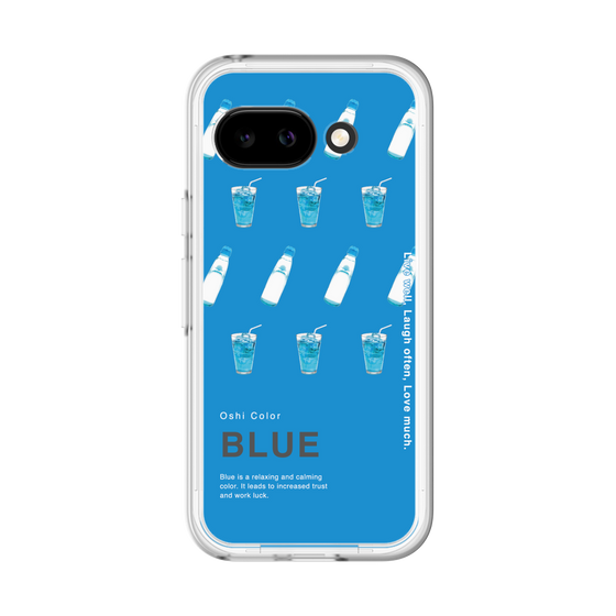 スリムプロテクションプレミアムケース［ BLUE-Ramune soda ］