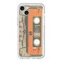 スリムプロテクションプレミアムケース［ RETORO CASSETTE TAPE - Skeleton Orange ］