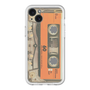 スリムプロテクションプレミアムケース［ RETORO CASSETTE TAPE - Skeleton Orange ］