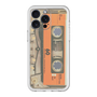 スリムプロテクションプレミアムケース［ RETORO CASSETTE TAPE - Skeleton Orange ］