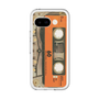 スリムプロテクションプレミアムケース［ RETORO CASSETTE TAPE - Skeleton Orange ］