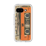 スリムプロテクションプレミアムケース［ RETORO CASSETTE TAPE - Skeleton Orange ］