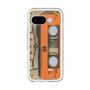 スリムプロテクションプレミアムケース［ RETORO CASSETTE TAPE - Skeleton Orange ］