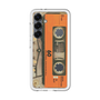 スリムプロテクションプレミアムケース［ RETORO CASSETTE TAPE - Skeleton Orange ］