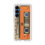 スリムプロテクションプレミアムケース［ RETORO CASSETTE TAPE - Skeleton Orange ］