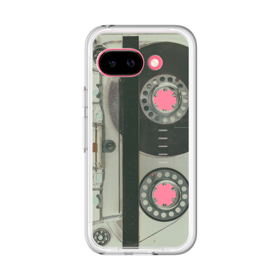 スリムプロテクションプレミアムケース［ RETORO CASSETTE TAPE - Skeleton Blue ］