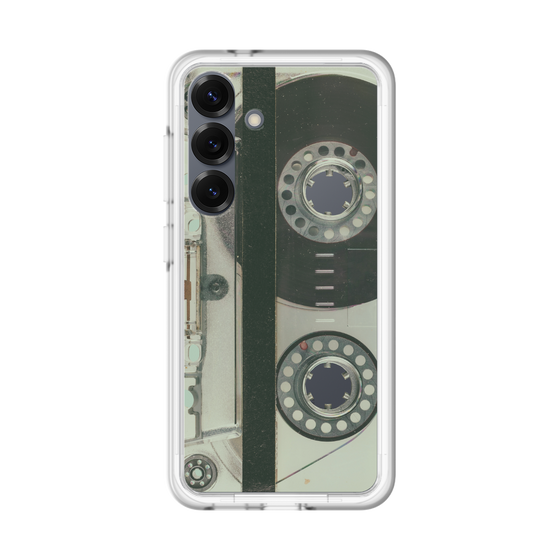 スリムプロテクションプレミアムケース［ RETORO CASSETTE TAPE - Skeleton Blue ］
