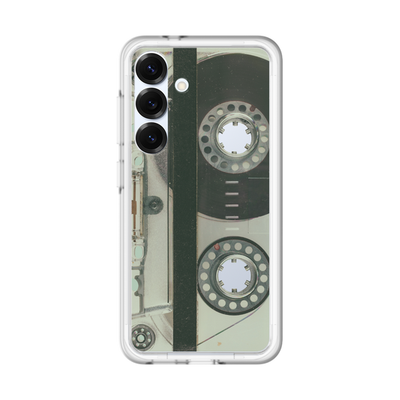 スリムプロテクションプレミアムケース［ RETORO CASSETTE TAPE - Skeleton Blue ］