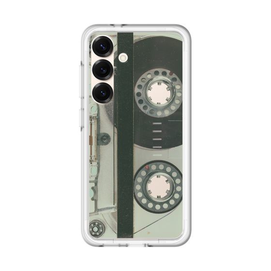 スリムプロテクションプレミアムケース［ RETORO CASSETTE TAPE - Skeleton Blue ］