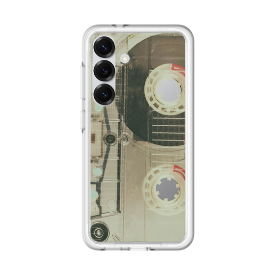 スリムプロテクションプレミアムケース［ RETORO CASSETTE TAPE - Skeleton Red ］