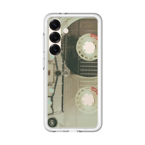 スリムプロテクションプレミアムケース［ RETORO CASSETTE TAPE - Skeleton Red ］