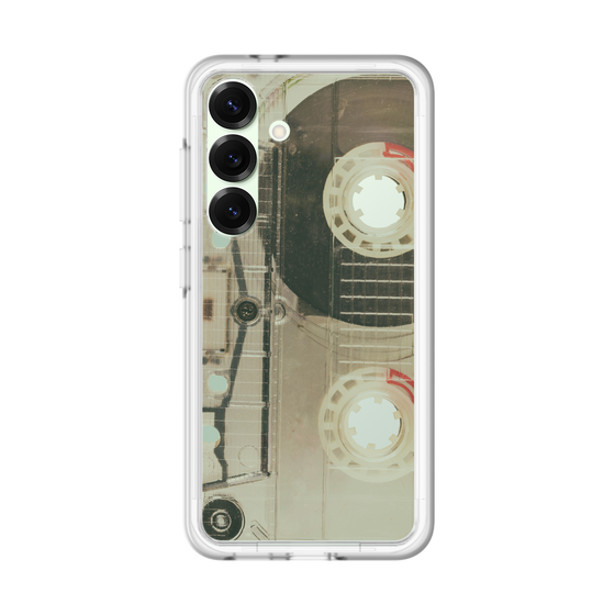 スリムプロテクションプレミアムケース［ RETORO CASSETTE TAPE - Skeleton Red ］