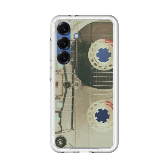 スリムプロテクションプレミアムケース［ RETORO CASSETTE TAPE - Skeleton Red ］