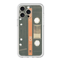スリムプロテクションプレミアムケース［ RETORO CASSETTE TAPE - Opacity Black ］
