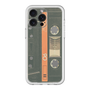 スリムプロテクションプレミアムケース［ RETORO CASSETTE TAPE - Opacity Black ］
