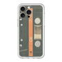 スリムプロテクションプレミアムケース［ RETORO CASSETTE TAPE - Opacity Black ］