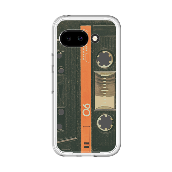 スリムプロテクションプレミアムケース［ RETORO CASSETTE TAPE - Opacity Black ］