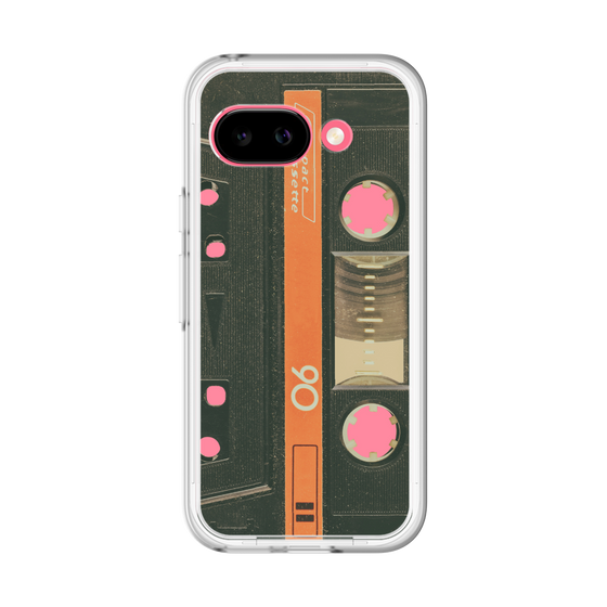 スリムプロテクションプレミアムケース［ RETORO CASSETTE TAPE - Opacity Black ］