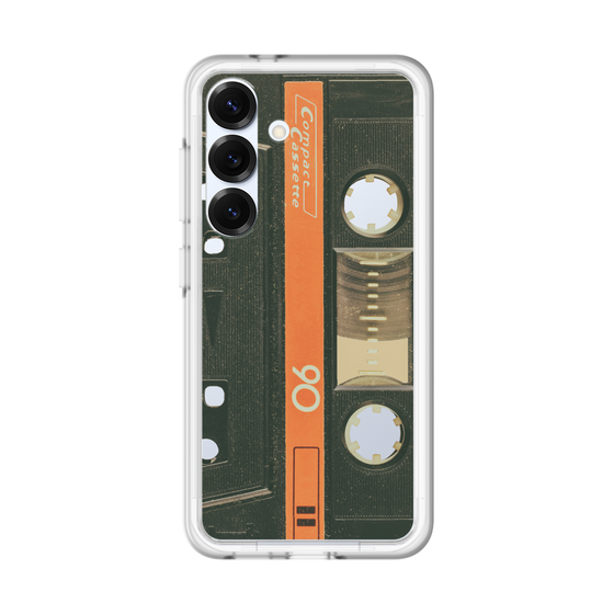 スリムプロテクションプレミアムケース［ RETORO CASSETTE TAPE - Opacity Black ］