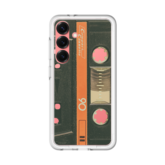スリムプロテクションプレミアムケース［ RETORO CASSETTE TAPE - Opacity Black ］