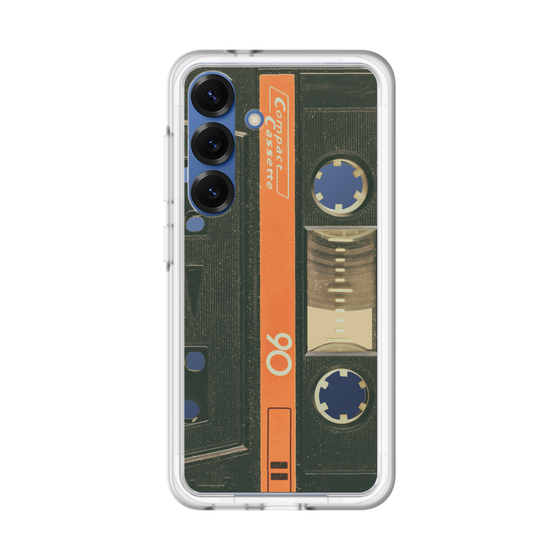 スリムプロテクションプレミアムケース［ RETORO CASSETTE TAPE - Opacity Black ］