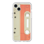 スリムプロテクションプレミアムケース［ RETORO CASSETTE TAPE - Opacity White ］