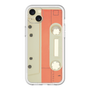 スリムプロテクションプレミアムケース［ RETORO CASSETTE TAPE - Opacity White ］