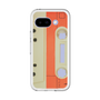 スリムプロテクションプレミアムケース［ RETORO CASSETTE TAPE - Opacity White ］