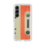 スリムプロテクションプレミアムケース［ RETORO CASSETTE TAPE - Opacity White ］