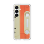 スリムプロテクションプレミアムケース［ RETORO CASSETTE TAPE - Opacity White ］