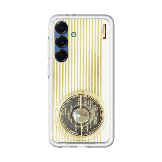 スリムプロテクションプレミアムケース［ RETORO RADIO - White ］