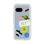 スリムプロテクションプレミアムケース［ Playful sticker - Dusty Blue ］