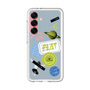 スリムプロテクションプレミアムケース［ Playful sticker - Dusty Blue ］
