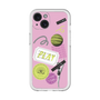 スリムプロテクションプレミアムケース［ Playful sticker - Dusty Pink ］