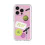 スリムプロテクションプレミアムケース［ Playful sticker - Dusty Pink ］