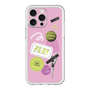 スリムプロテクションプレミアムケース［ Playful sticker - Dusty Pink ］