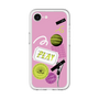 スリムプロテクションプレミアムケース［ Playful sticker - Dusty Pink ］
