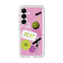 スリムプロテクションプレミアムケース［ Playful sticker - Dusty Pink ］