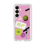 スリムプロテクションプレミアムケース［ Playful sticker - Dusty Pink ］