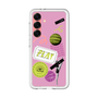 スリムプロテクションプレミアムケース［ Playful sticker - Dusty Pink ］