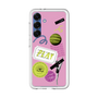スリムプロテクションプレミアムケース［ Playful sticker - Dusty Pink ］