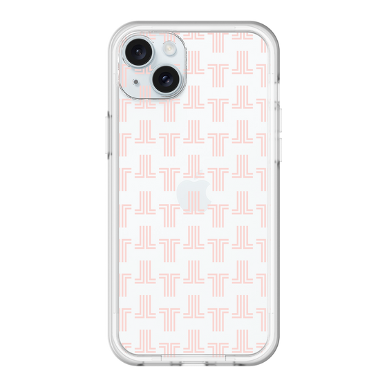 スリムプロテクションプレミアムケース［ LANVIN en Bleu - Monogram - Pink ］